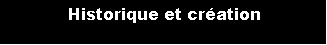 Zone de Texte: Historique et cration